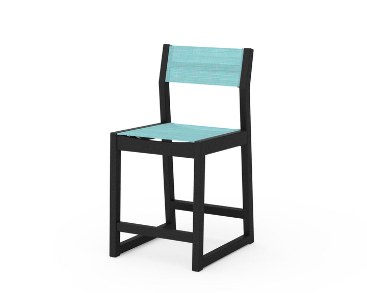 POLYWOOD® EDGE Sling Counter Side Chair