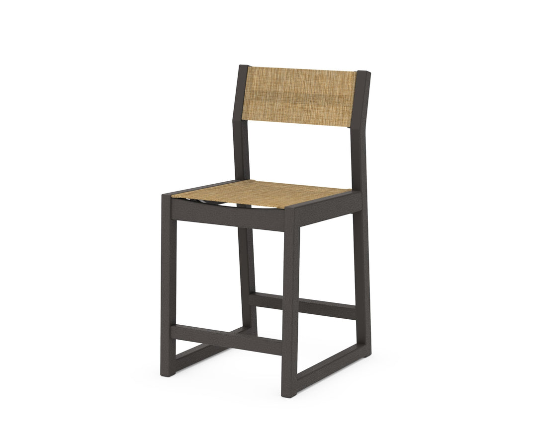 POLYWOOD® EDGE Sling Counter Side Chair