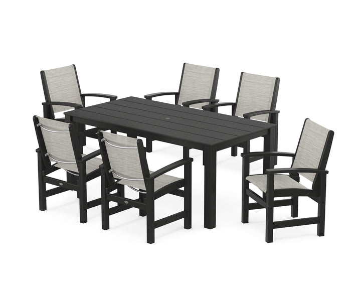 POLYWOOD® Coastal 7-Piece Parsons Dining Set