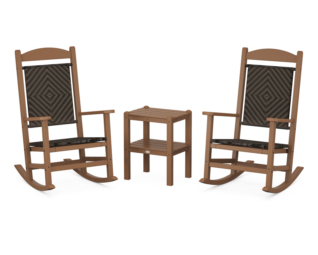 POLYWOOD® Presidential Woven Rocker 3-Piece Set