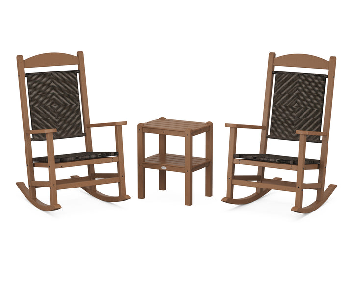 POLYWOOD® Presidential Woven Rocker 3-Piece Set