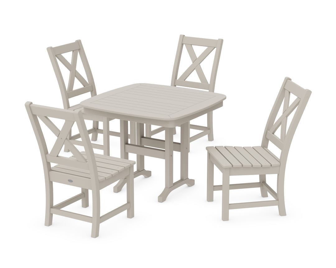 POLYWOOD® Braxton Side Chair 5-Piece Dining Set
