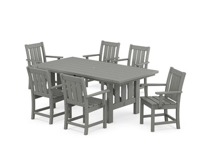 Oxford Arm Chair 7-Piece Mission Dining Set