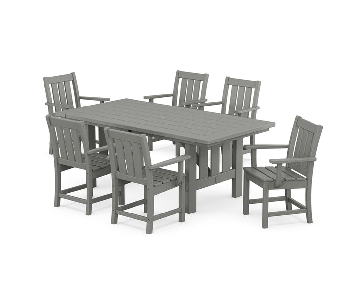 POLYWOOD® Oxford Arm Chair 7-Piece Mission Dining Set