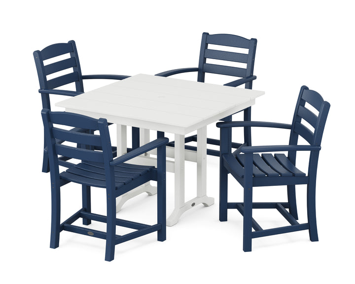 POLYWOOD® La Casa Café 5-Piece Farmhouse Dining Set