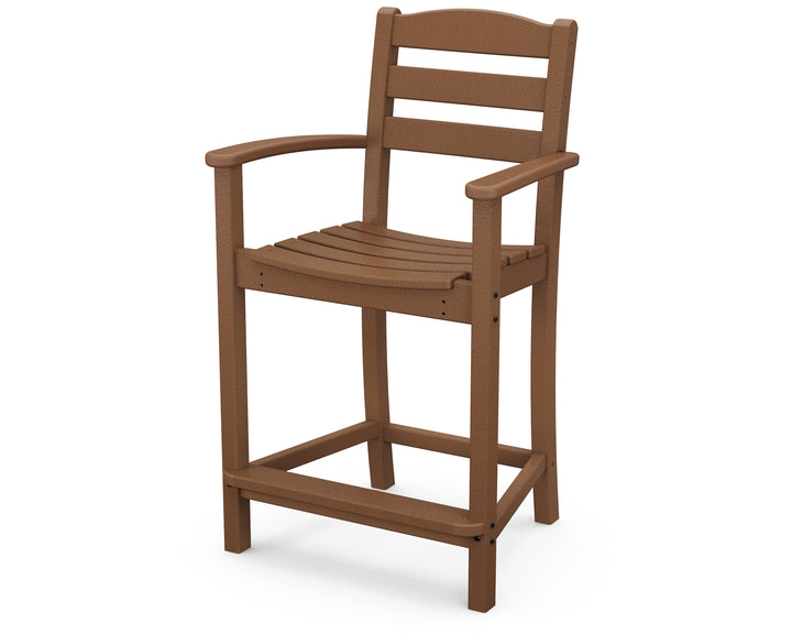 POLYWOOD® La Casa Café Counter Arm Chair