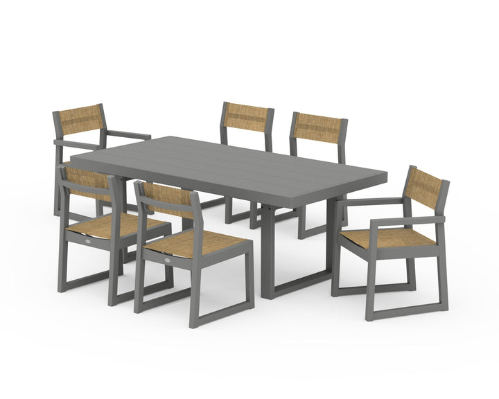 POLYWOOD® EDGE Sling 7-Piece Dining Set