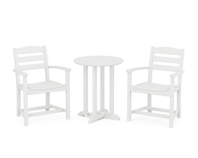 La Casa CafŽ 3-Piece Round Bistro Dining Set