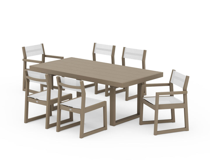 POLYWOOD® EDGE Sling 7-Piece Dining Set