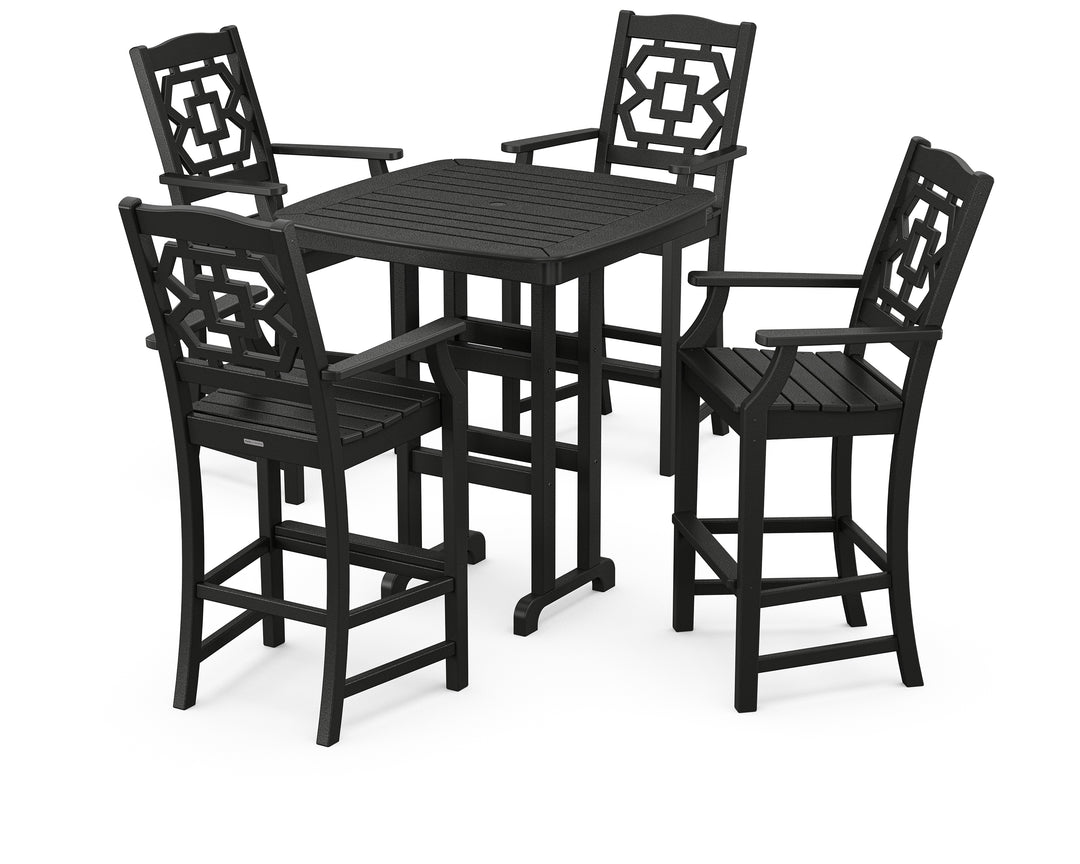 Martha Stewart by POLYWOOD® Chinoiserie 5-Piece Bar Set