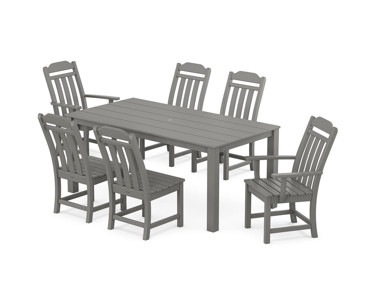 Cottage 7-Piece Parsons Dining Set