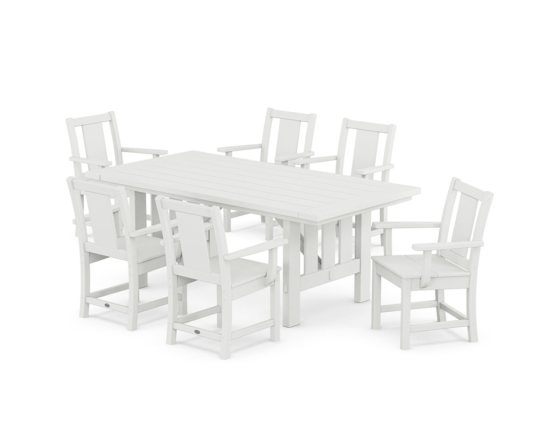 POLYWOOD® Prairie Arm Chair 7-Piece Mission Dining Set