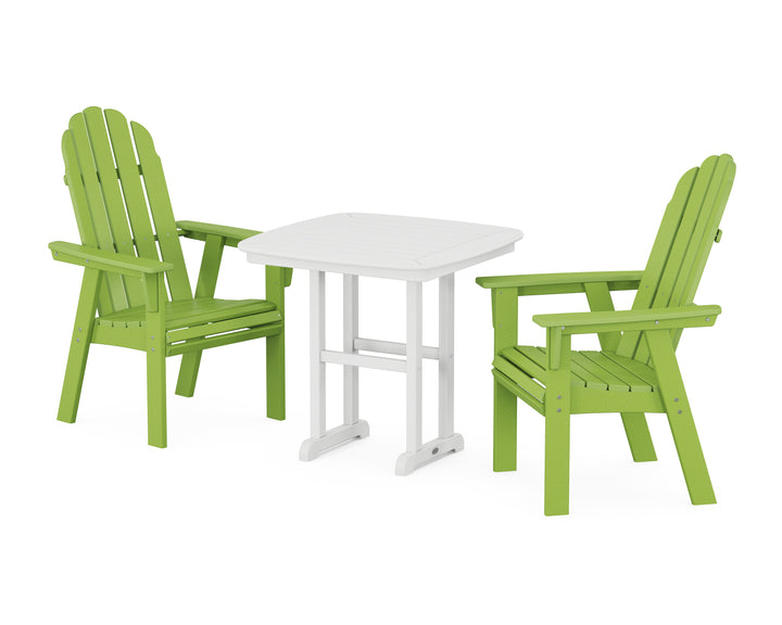 POLYWOOD® Vineyard Adirondack 3-Piece Dining Set