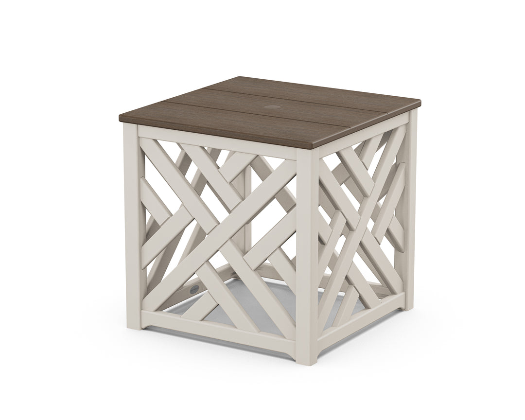 POLYWOOD® Chippendale Umbrella Stand Accent Table