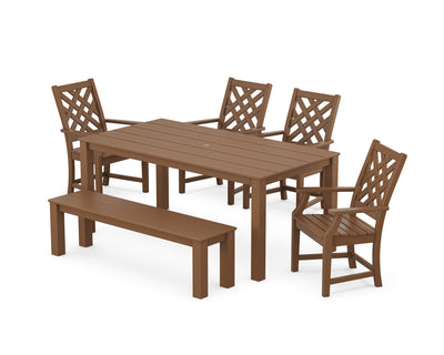 Wovendale 6-Piece Parsons Dining Set with Bench