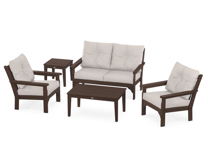 POLYWOOD® Vineyard 5-Piece Deep Seating Set