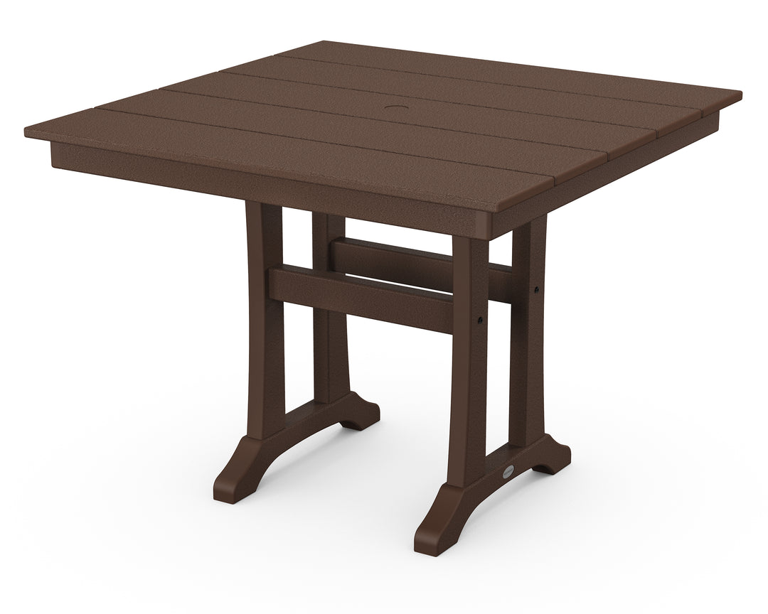 POLYWOOD® Farmhouse Trestle 37" Dining Table
