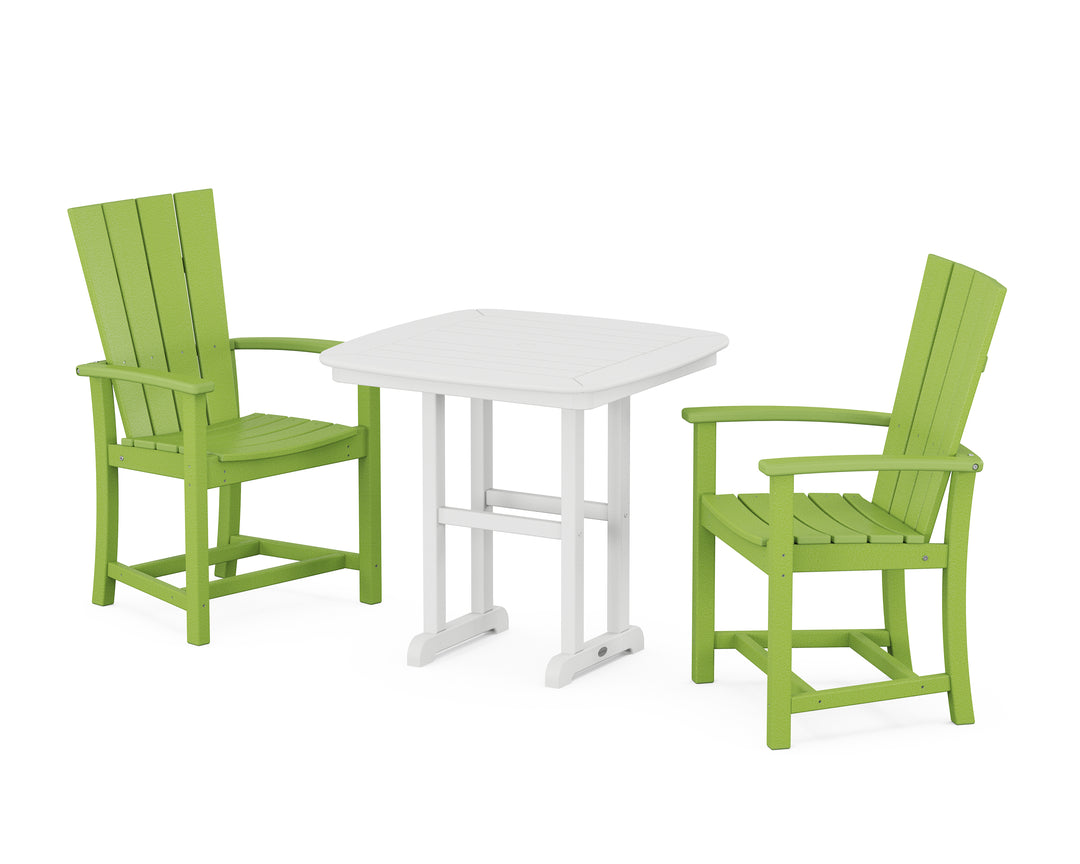 POLYWOOD® Quattro 3-Piece Dining Set