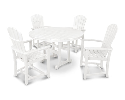 Palm Coast 5-Piece Round Farmhouse Dining Set