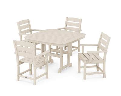 Lakeside 5-Piece Dining Set with Trestle Legs