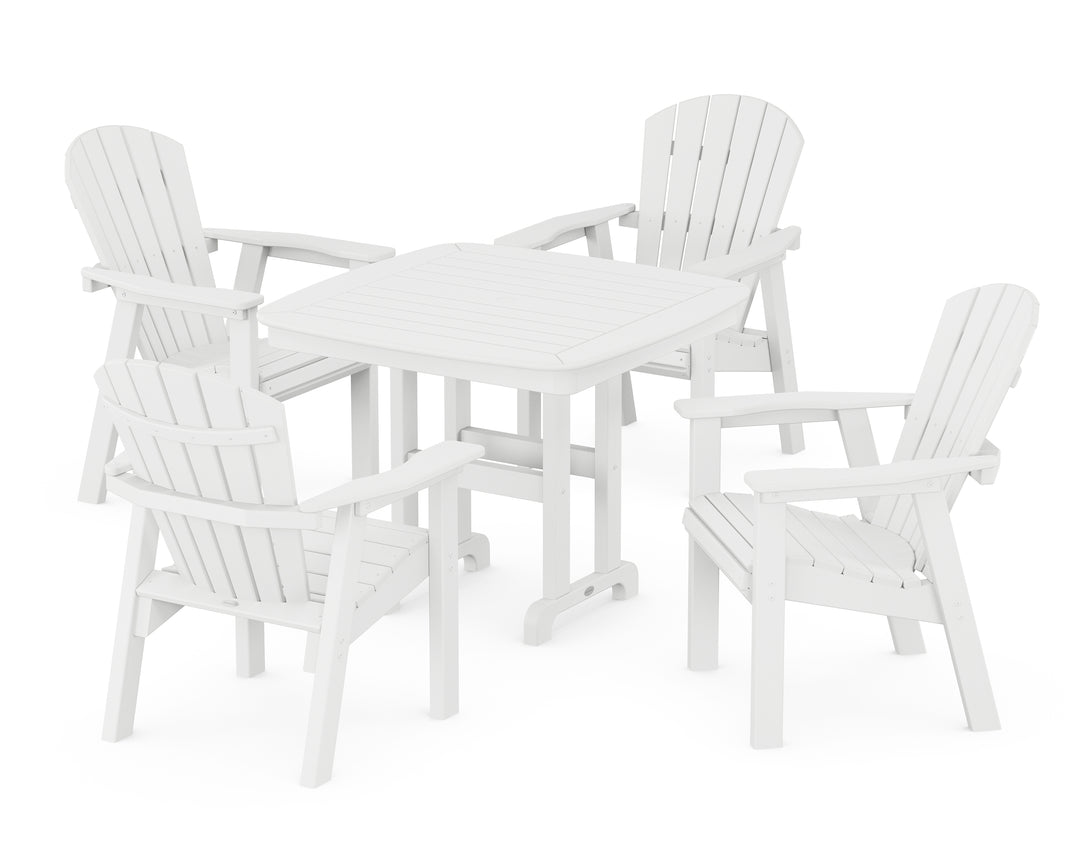 POLYWOOD® Seashell 5-Piece Dining Set