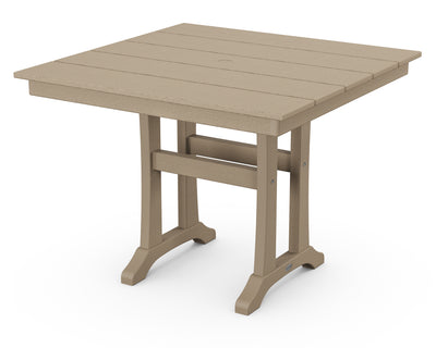 Farmhouse Trestle 37" Dining Table