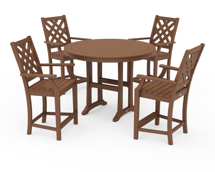 Country Living Wovendale 5-Piece Round Counter Set