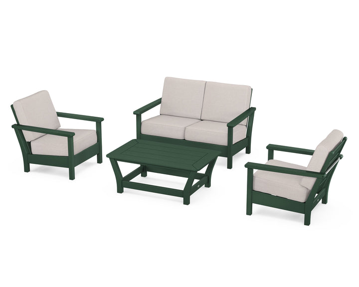 POLYWOOD® Harbour 4-Piece Deep Seating Set