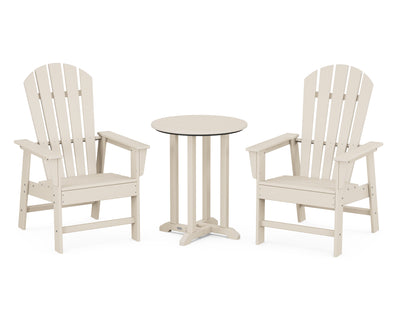 South Beach 3-Piece Round Farmhouse Bistro Dining Set