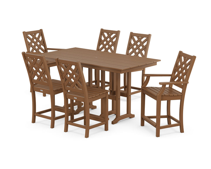 Country Living Wovendale 7-Piece Farmhouse Counter Set