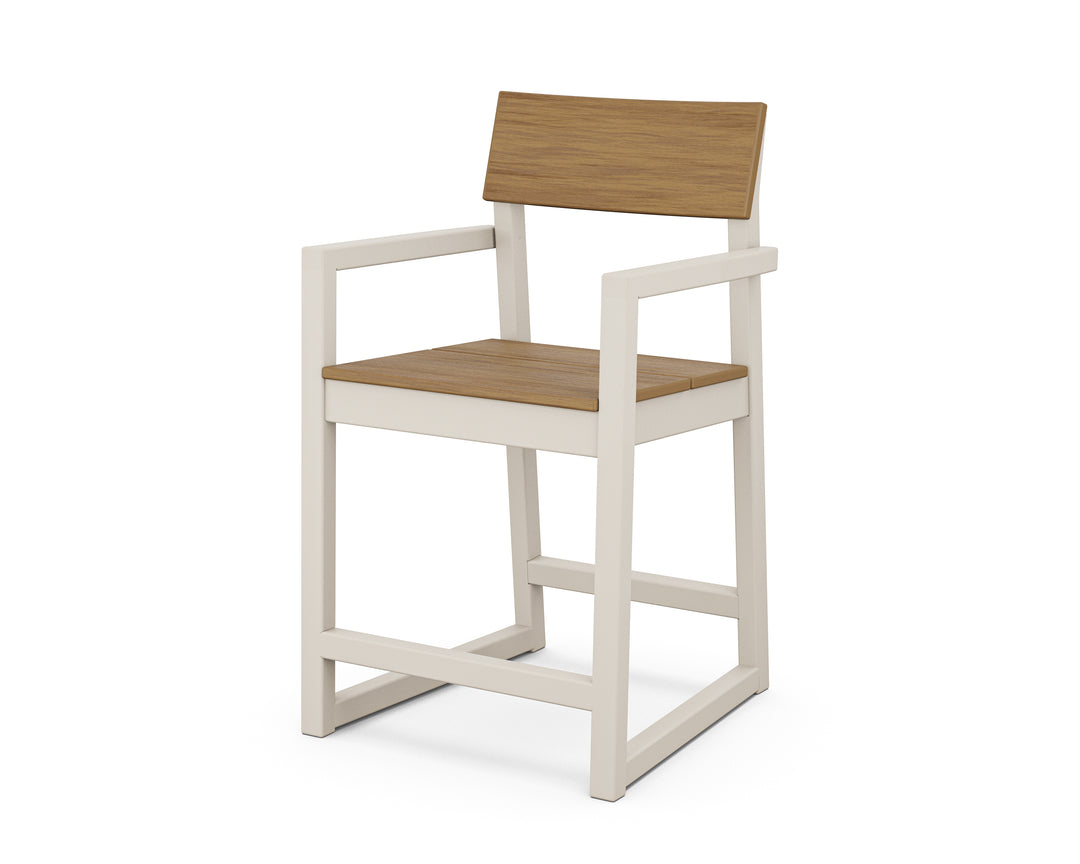 POLYWOOD® EDGE Counter Arm Chair