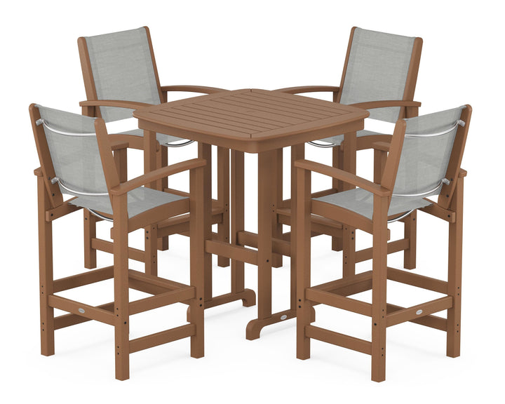 POLYWOOD® Coastal 5-Piece Bar Set