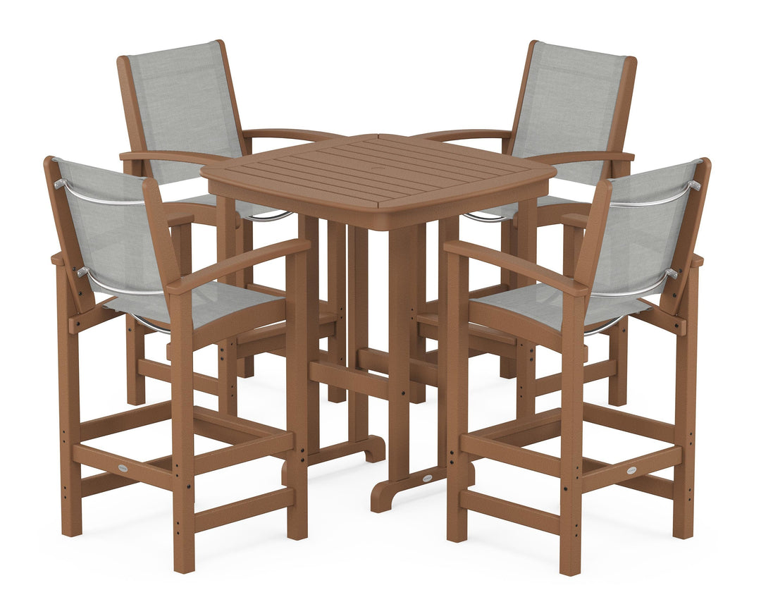 POLYWOOD® Coastal 5-Piece Bar Set