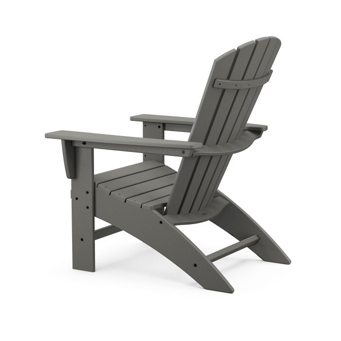 Nautical Curveback Adirondack Chair - Slate Grey - ED