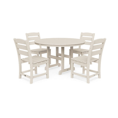 Lakeside 5-Piece Round Side Chair Dining Set