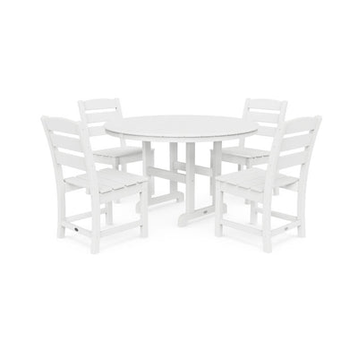 Lakeside 5-Piece Round Side Chair Dining Set