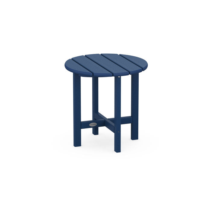 ROUND 18" SIDE TABLE - Navy - In Stock - ED