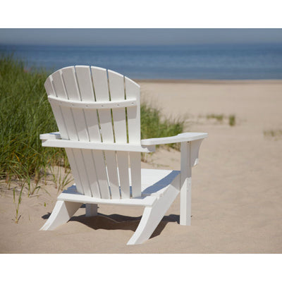 Seashell Adirondack Chair White
