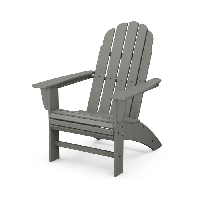 Vineyard Curveback Adirondack Chair - Slate Grey