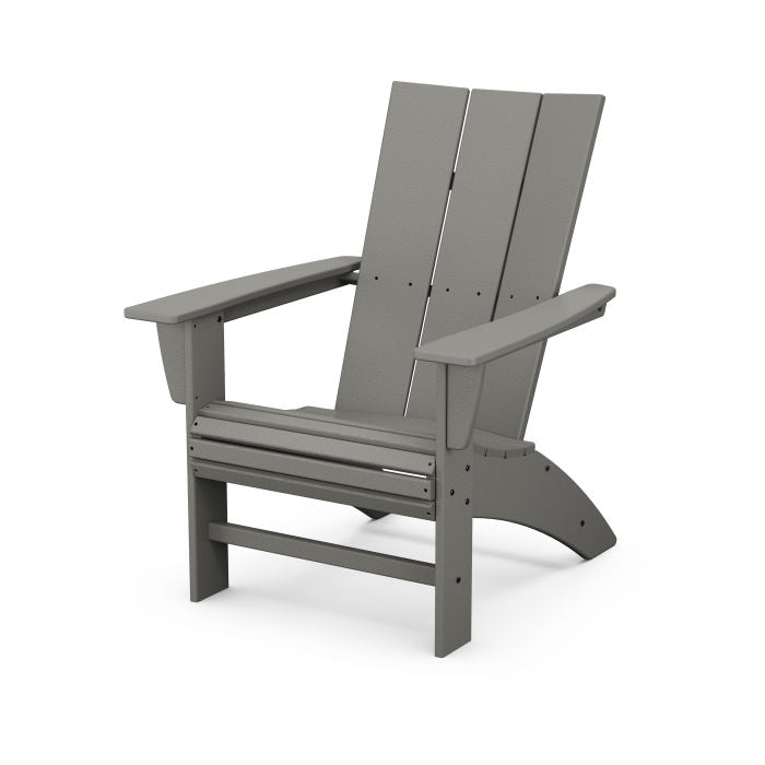 Modern Curveback Adirondack Chair - Slate Grey - ED